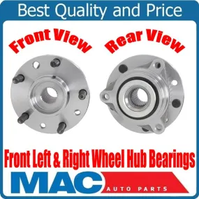 100% New Front Wheel Hub Bearings for Chevy S10 Blazer 95-96 4 Wheel Drive