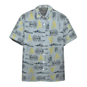 3D S.T Shipyards Gray Custom Hawaiian Shirt, summer aloha shirt, Summer gift for him