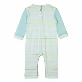 Baby's Long-sleeved Romper Suit Blue Blue