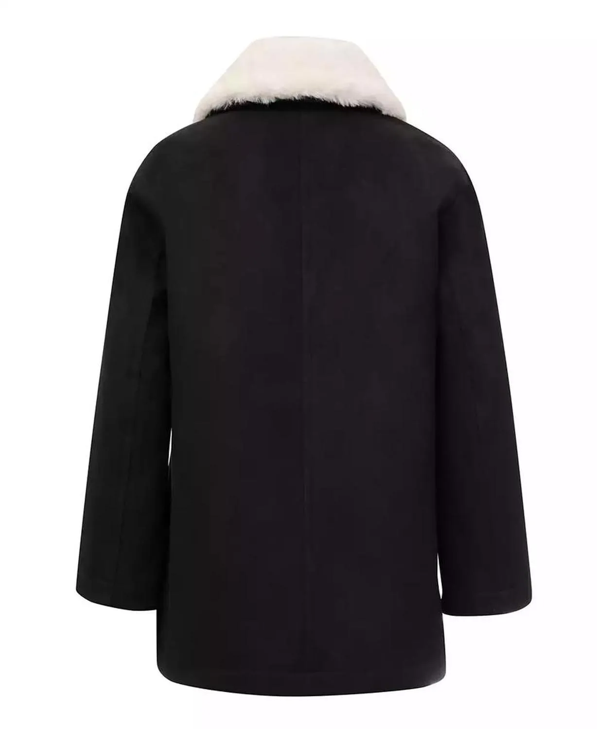 Big Girls Faux Wool Jacket