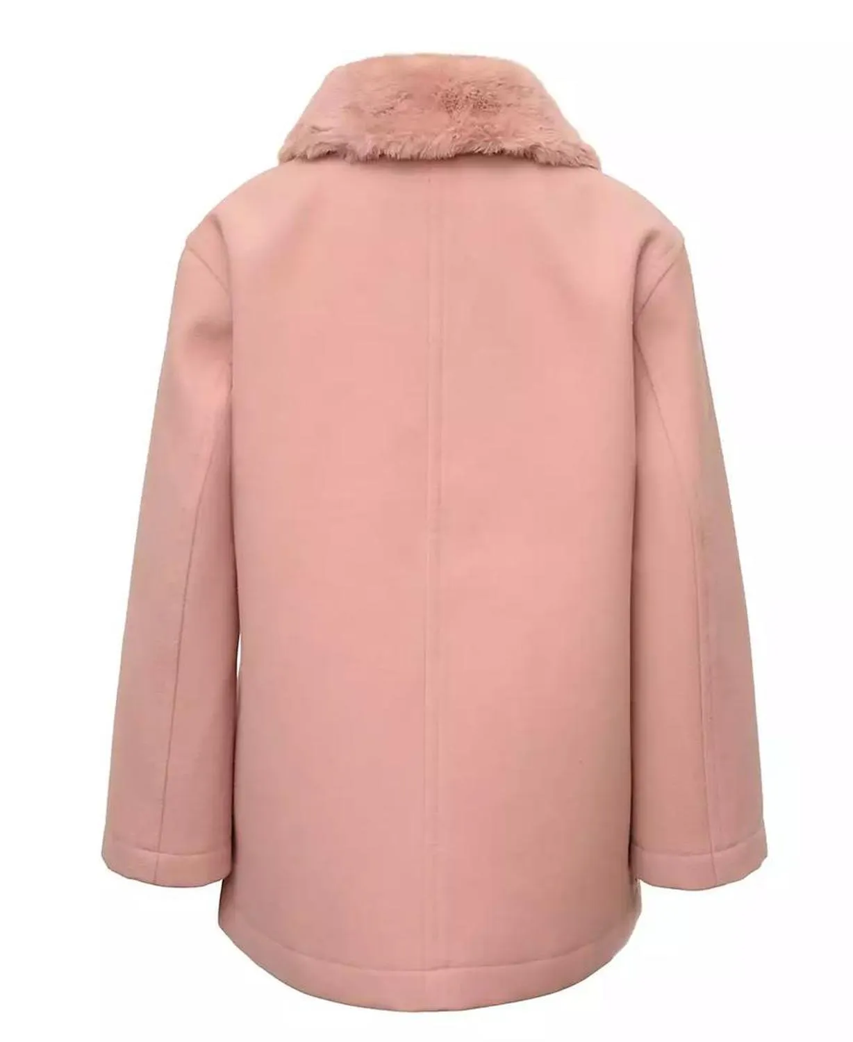 Big Girls Faux Wool Jacket