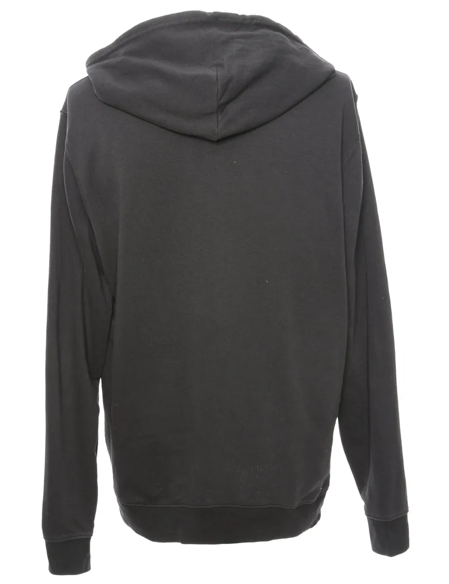 Black Champion Hooded Track Top - L