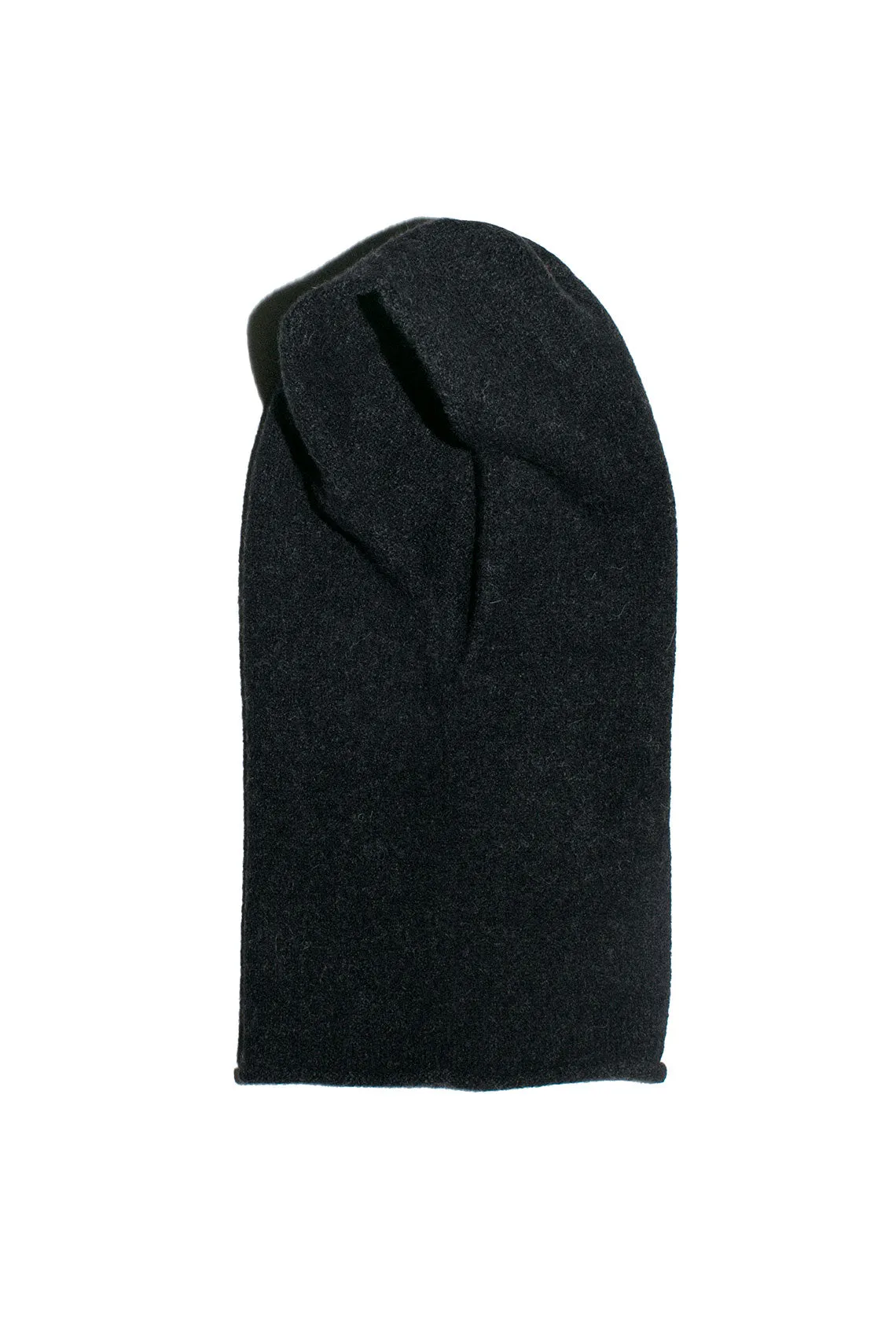 Black Melange Balaclava