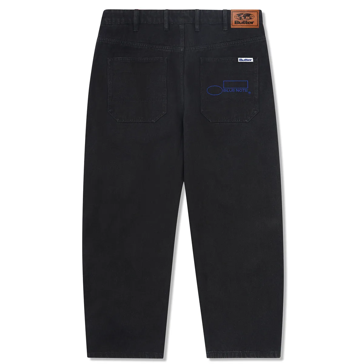 Butter Goods - Blue Note Pleated Denim Jeans Washed Black