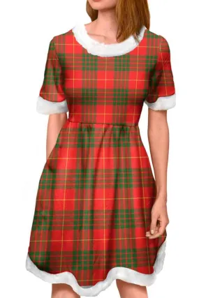 Christmas Plaid Women's Dress