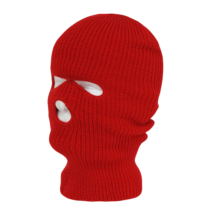 Decky 970 - Ski Mask, Face Mask (3-Hole) Balaclava - CASE Pricing