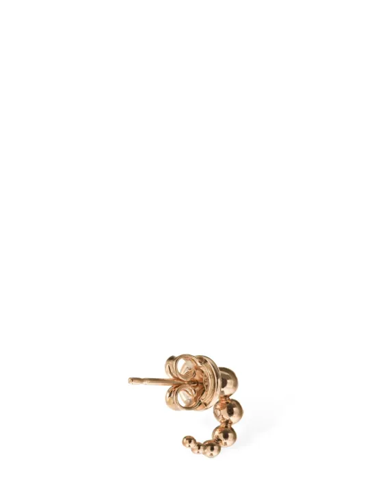 DoDo   9kt Rose gold Bollicine mono earring 