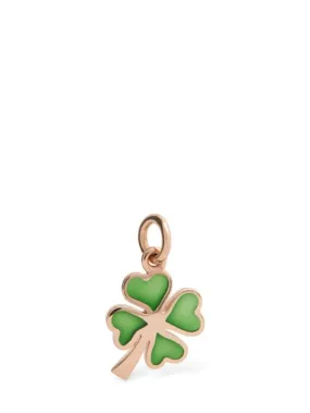 DoDo   9kt Rose Gold four-leaf clover charm 