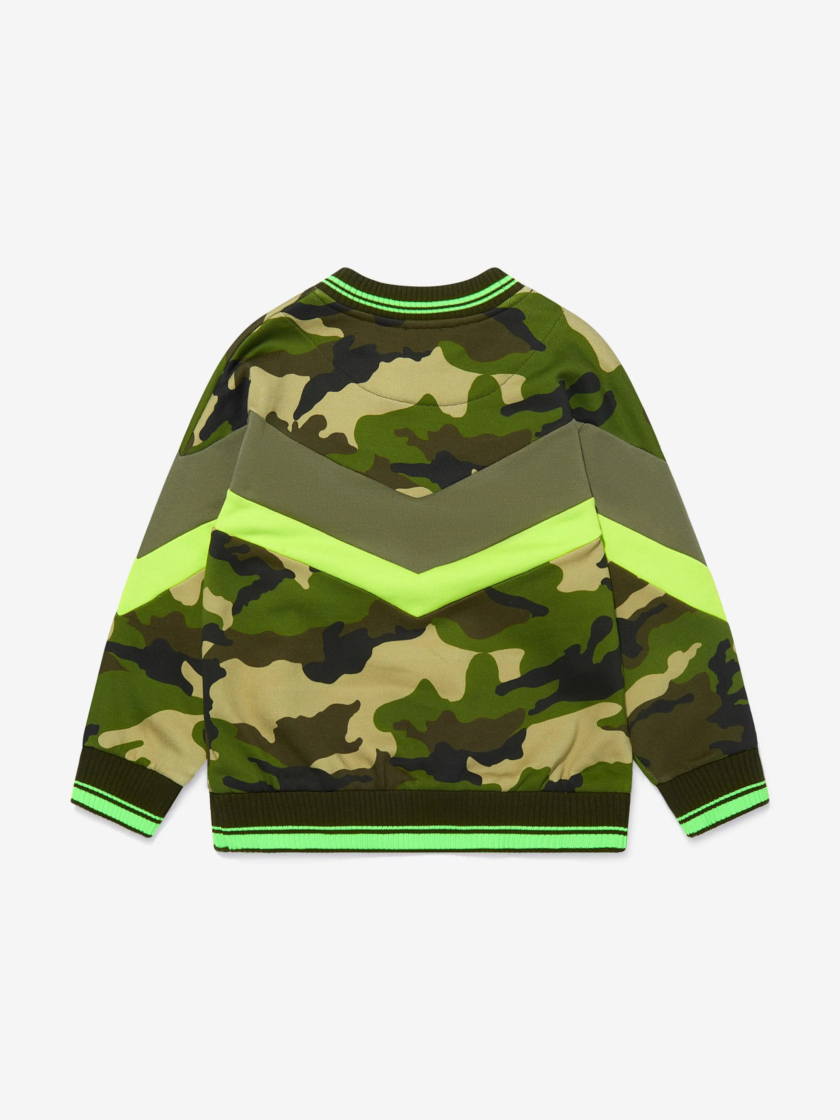 Dolce & Gabbana Boys Cotton Camouflage Logo Sweatshirt