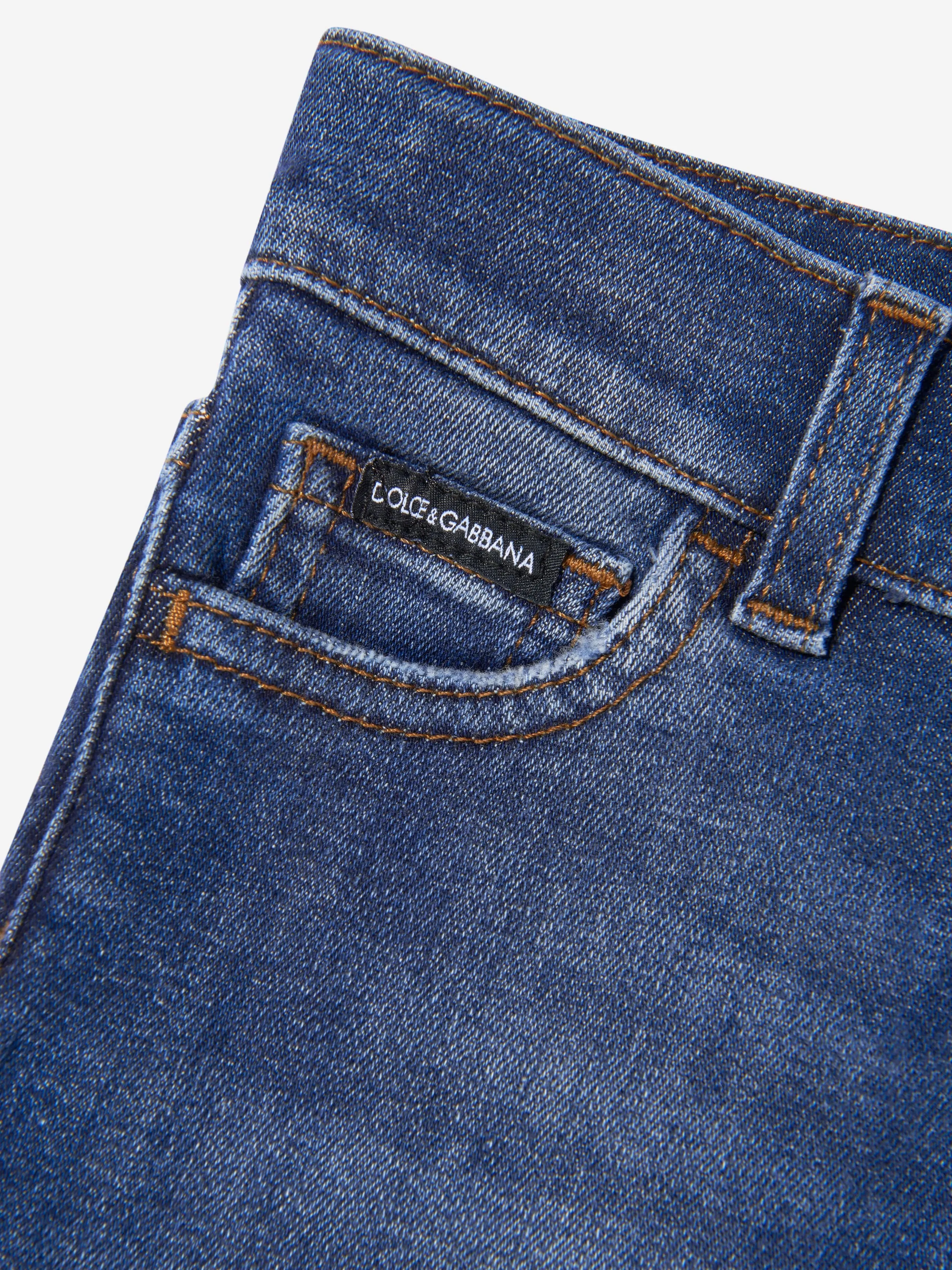 Dolce & Gabbana Boys Midwash Denim Jeans