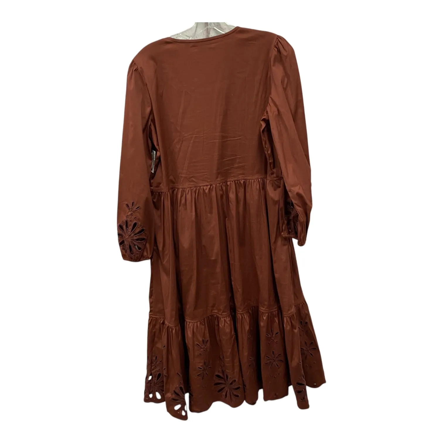 Dress Casual Maxi By Chicos In Brown, Size:S