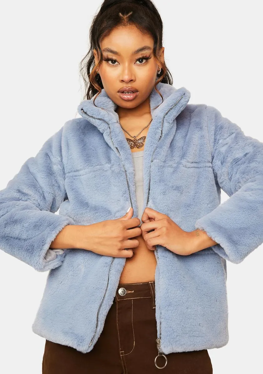 It's Your Loss Faux Fur Jacket