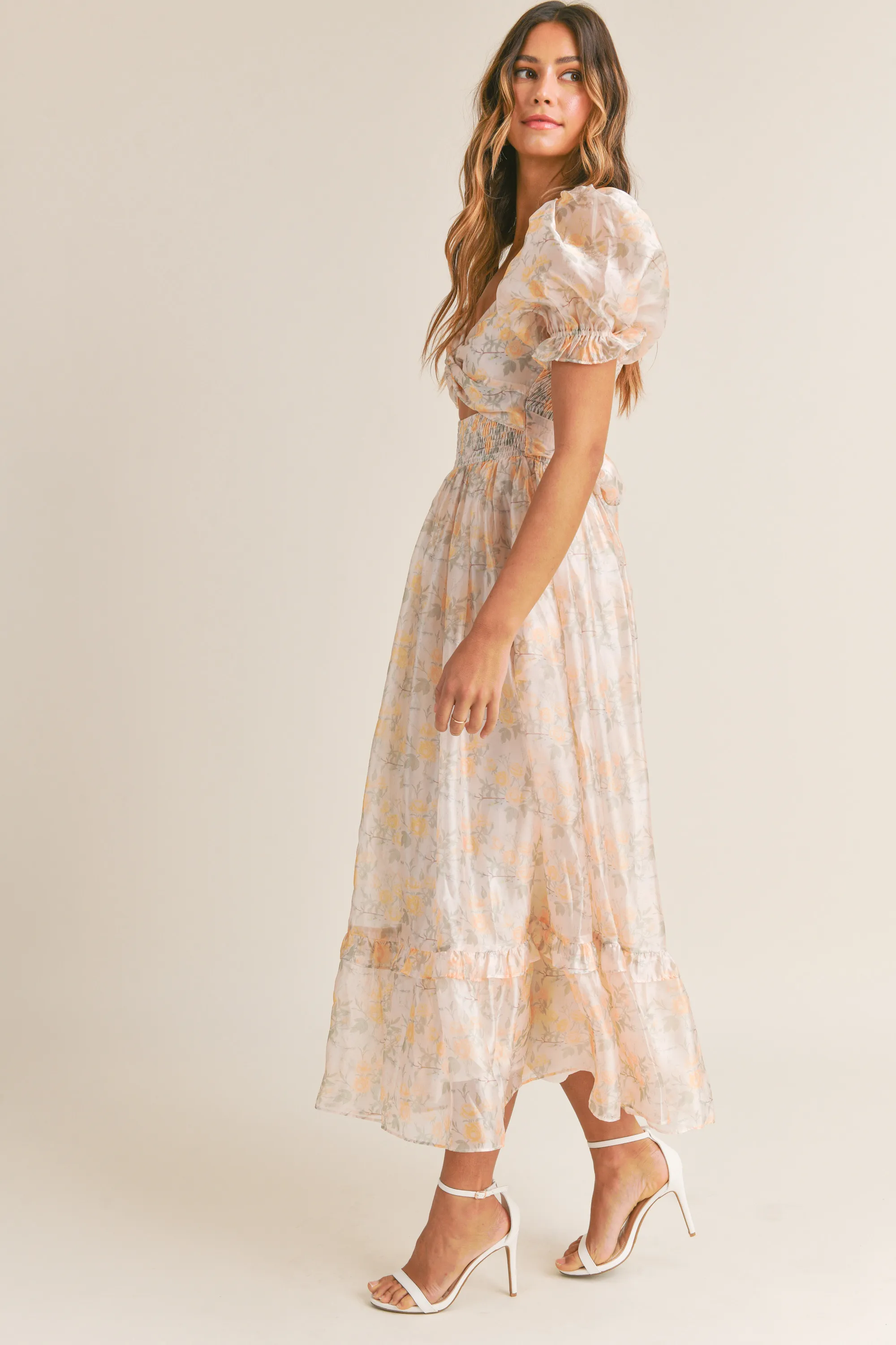 Jaymie Floral Twist Maxi Dress