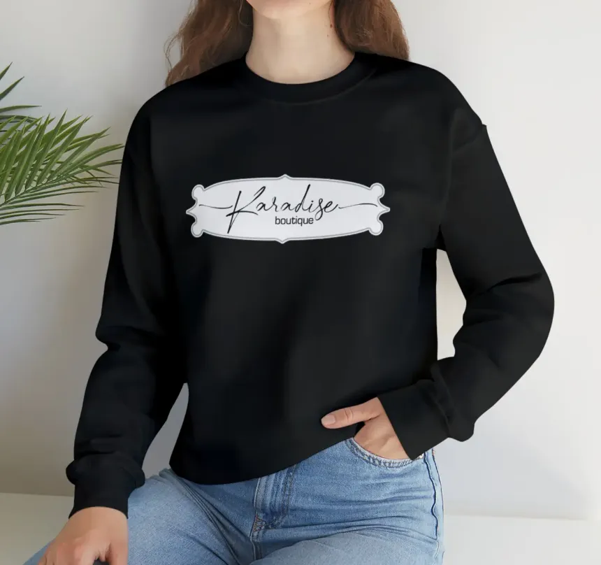 Karadise Black Crewneck Sweatshirt