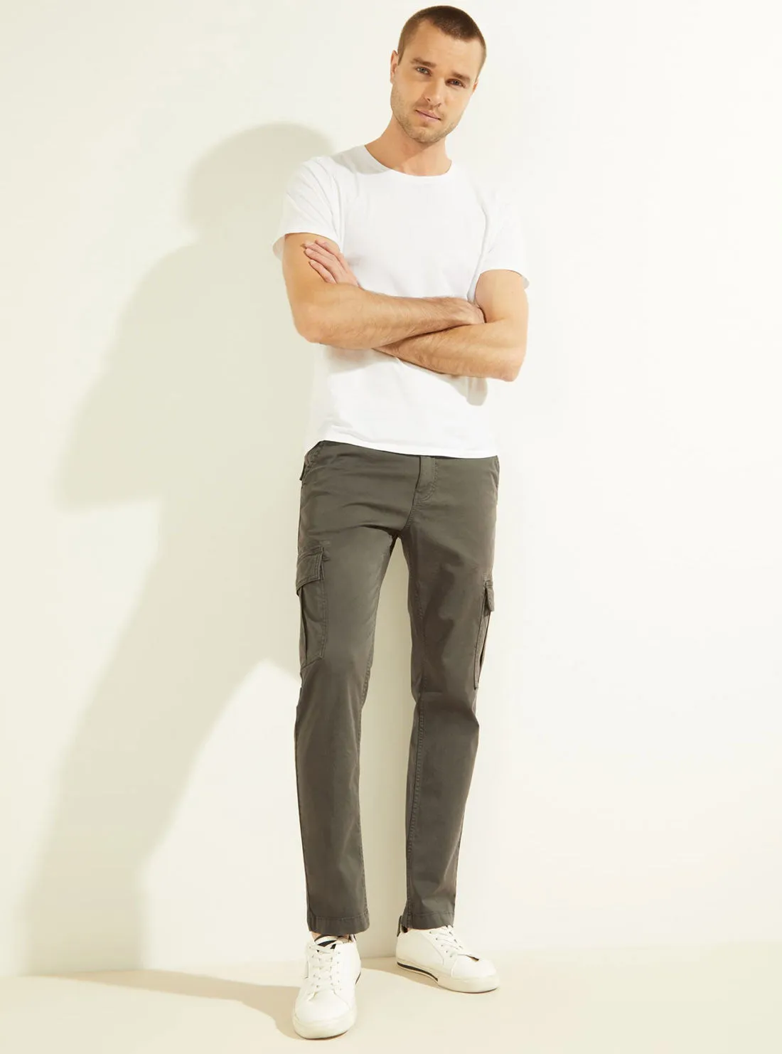 Khaki Green Lonta Cargo Pants