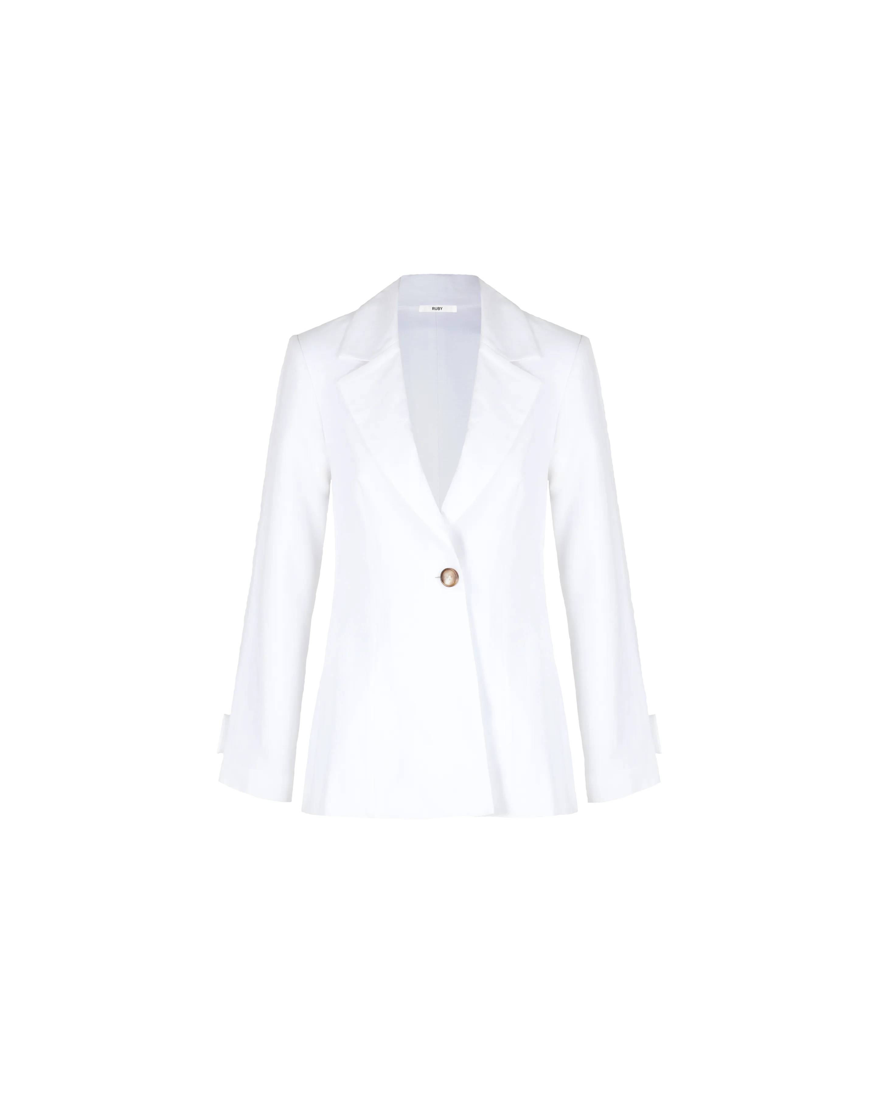 KOS LINEN BLAZER WHITE