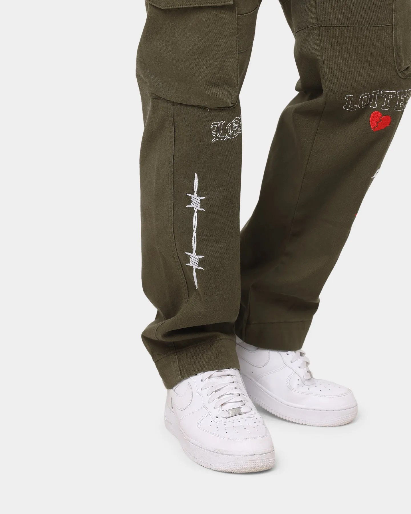 Loiter Sketch Cargo Pants Khaki