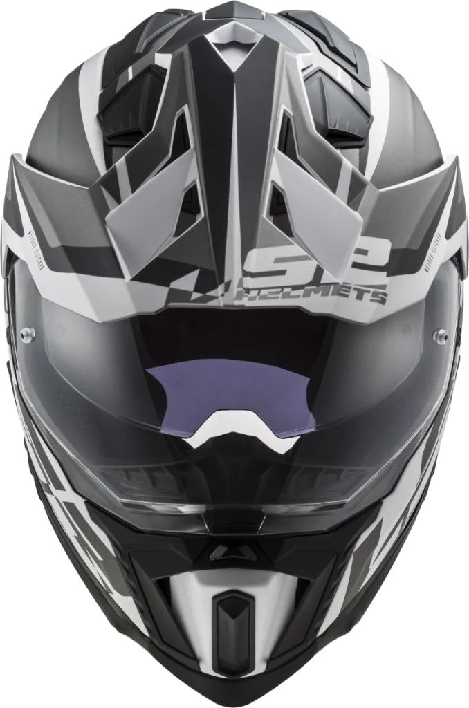 LS2 Mx701 Explorer Alter Adenture Helmet Matt Black White-0