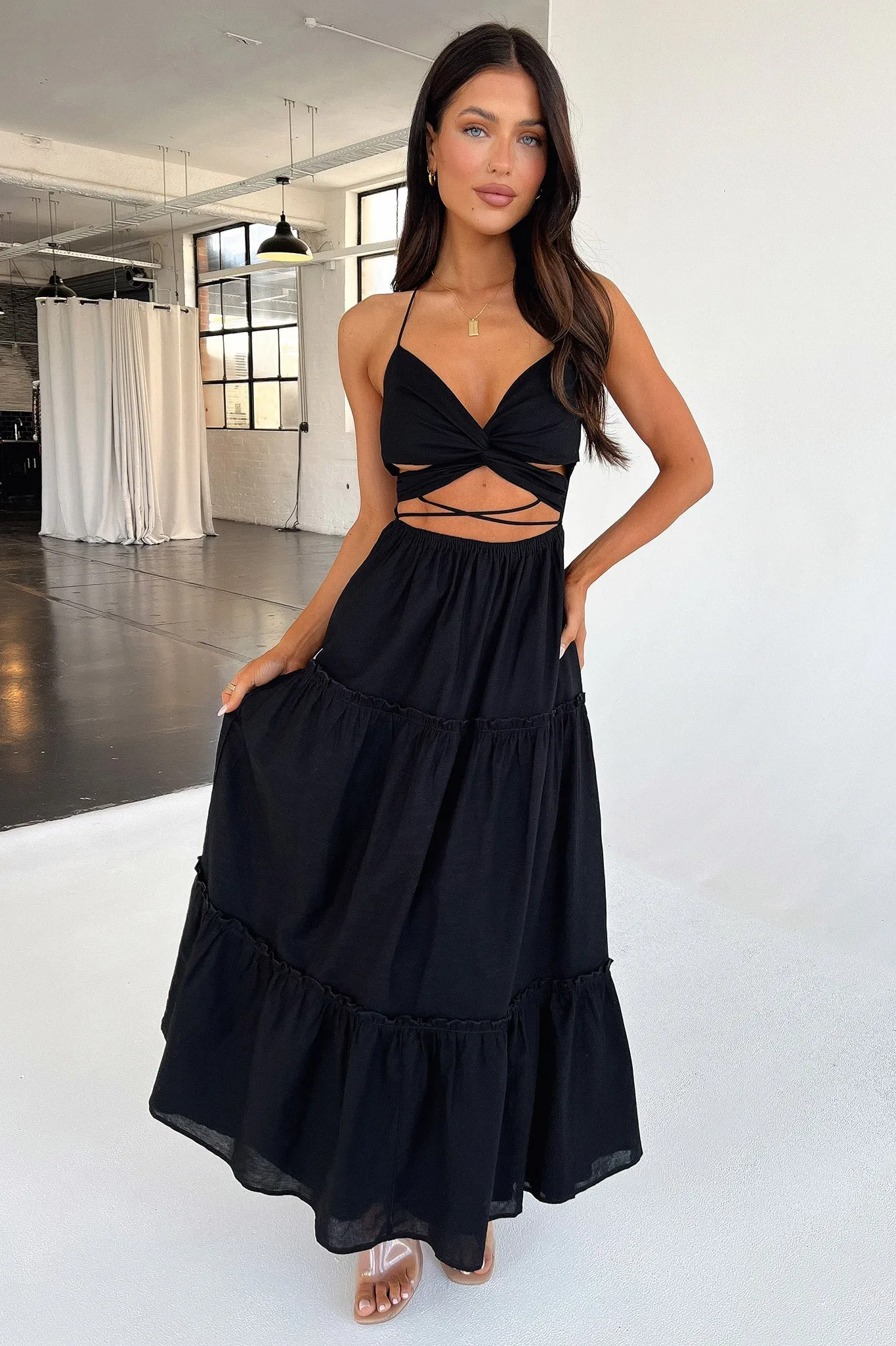 Lucy Maxi Dress - Black