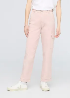 LuxTwill High Rise Cargo Pant - Soft Rose