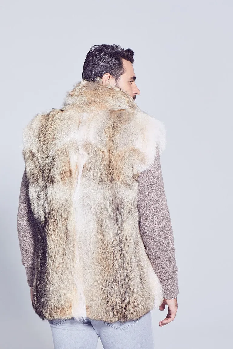 Men's Aaron Coyote Fur Vest