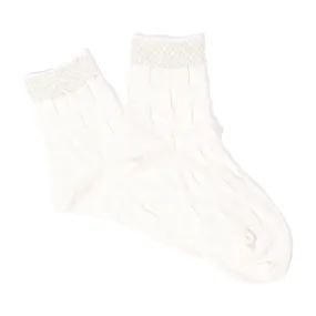 Mosaic Cashmere Cotton Socks