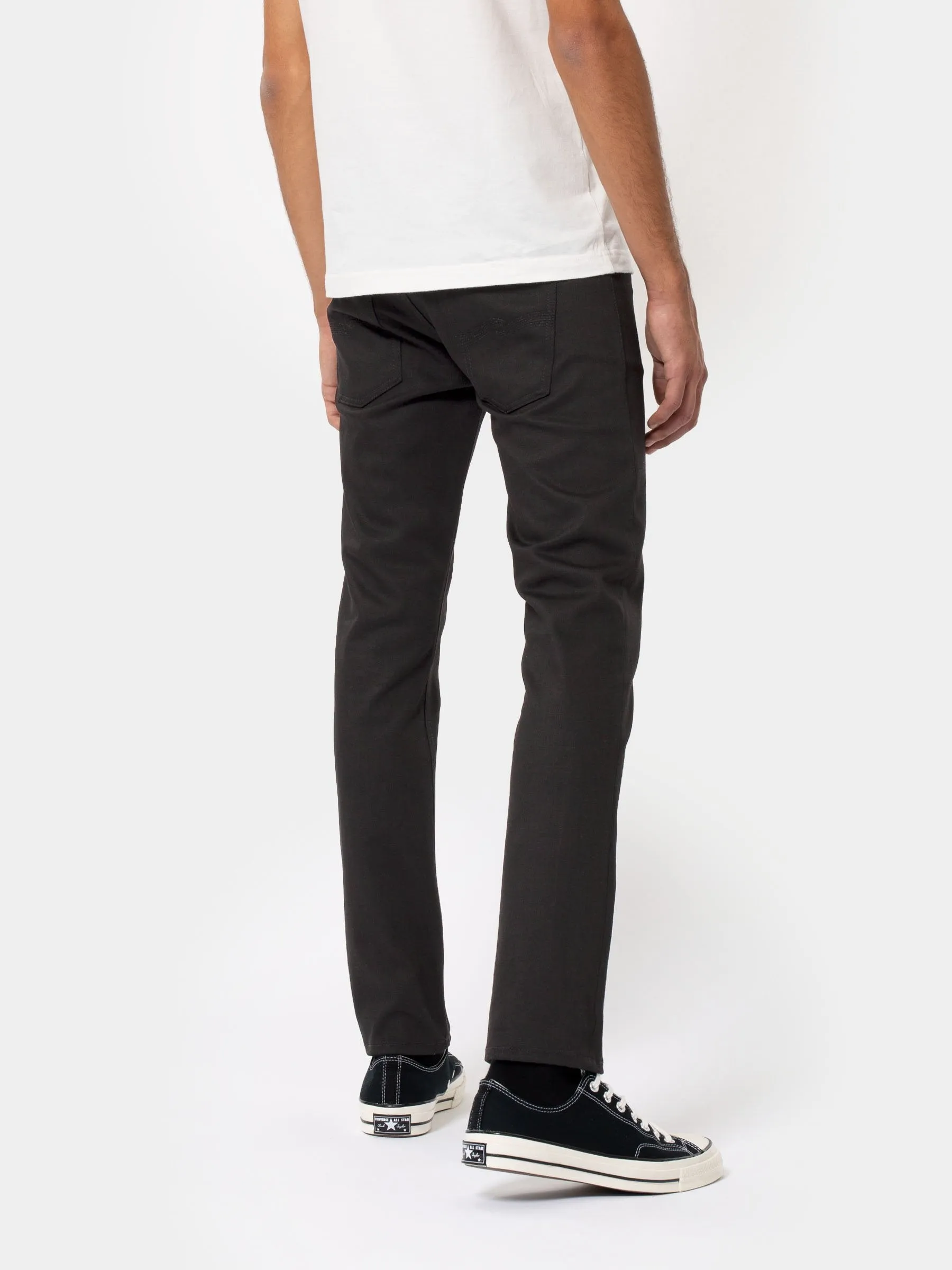 Nudie Jeans Co - Thin Finn Dry Cold Black - Jean Slim Noir