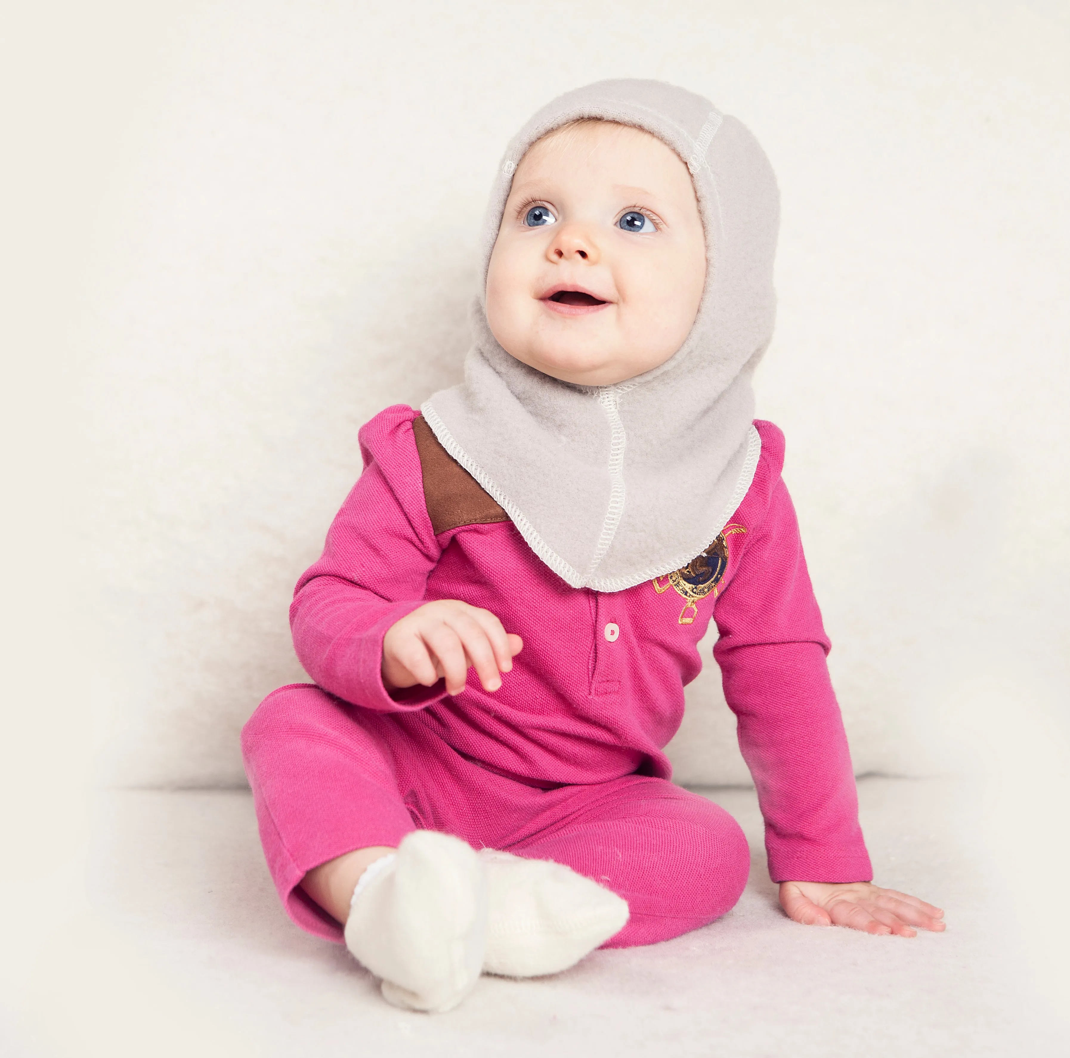 OUTLET LANACare Baby Balaclava in Organic Merino Wool