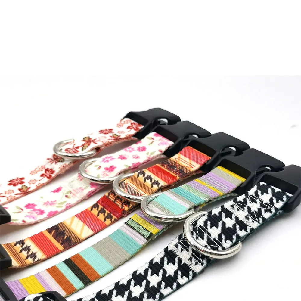 PAWS ASIA Suppliers Custom Nylon Camo Luxury Summer Breathable Large Dog Collar