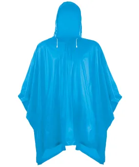 Plastic poncho | Sapphire