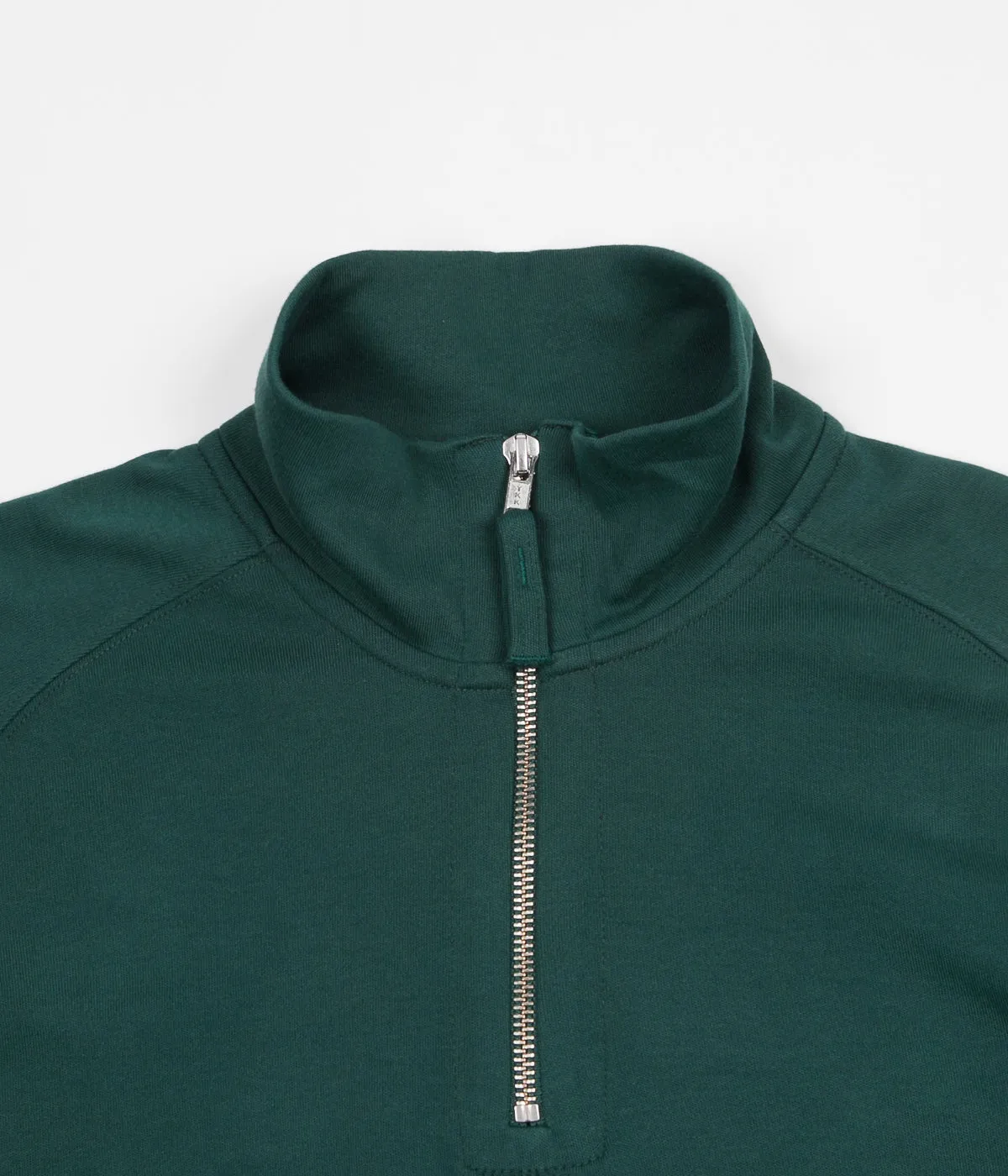 Pop Trading Company Sportswear Company Lightweight Half Zip Sweatshirt - Sports Green