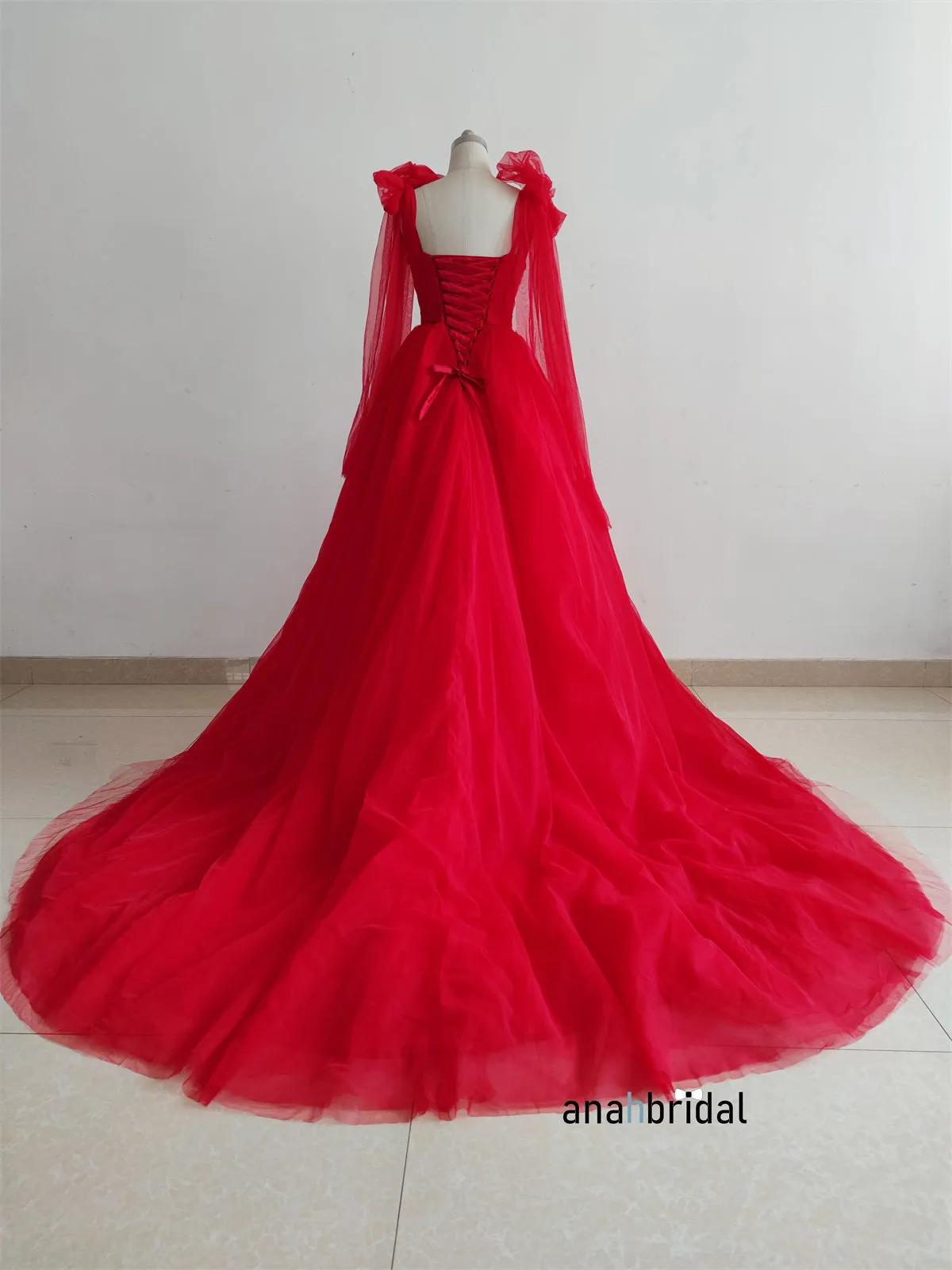 Red Stunning Prom Dress/Photo shoot Dress