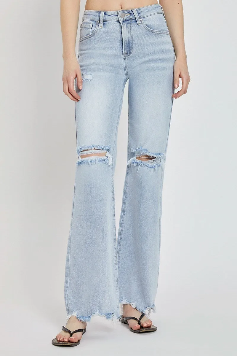 Risen Jeans - High Rise Wide Leg Jeans - RDP5312L