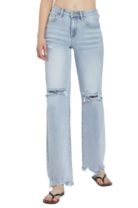 Risen Jeans - High Rise Wide Leg Jeans - RDP5312L