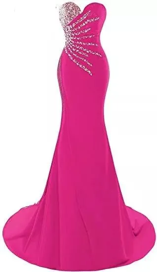 Sequin Plus Sized  Mermaid Evening /prom Gown