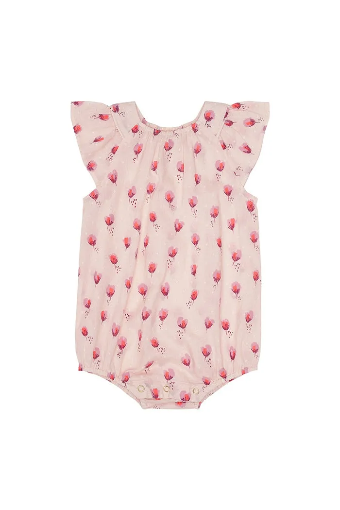 Soft Gallery Pink Rosebud Romper