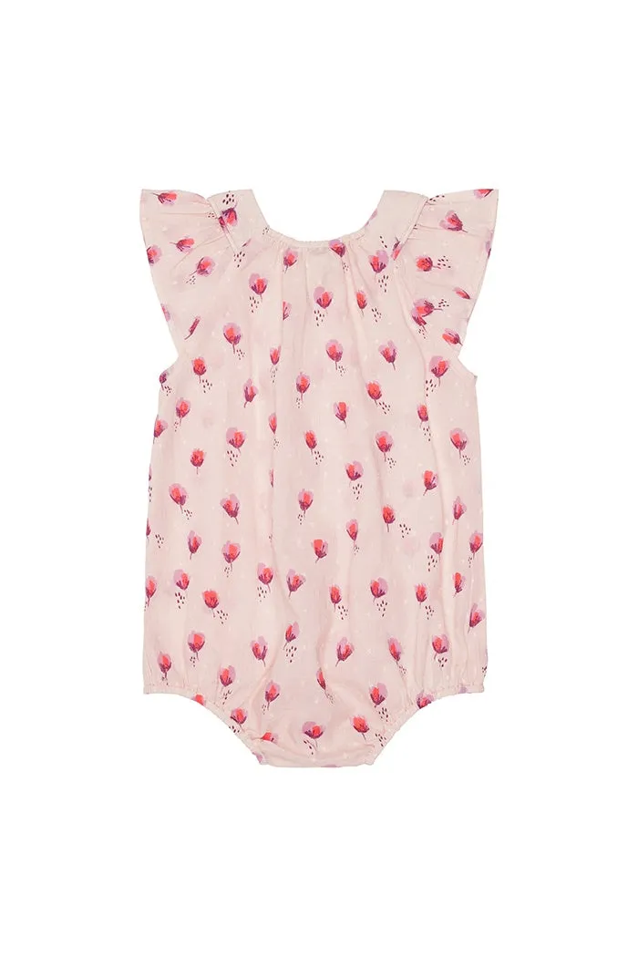 Soft Gallery Pink Rosebud Romper