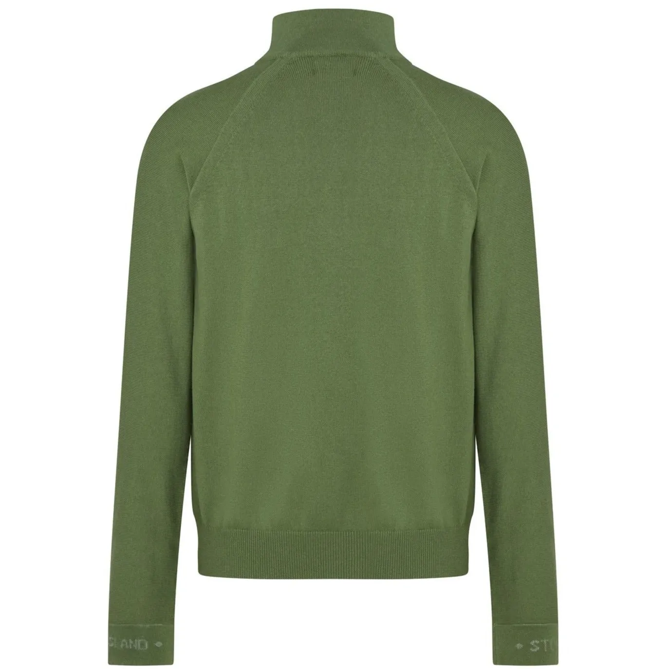 Stone Island Khaki Half Zip Sweatshirt