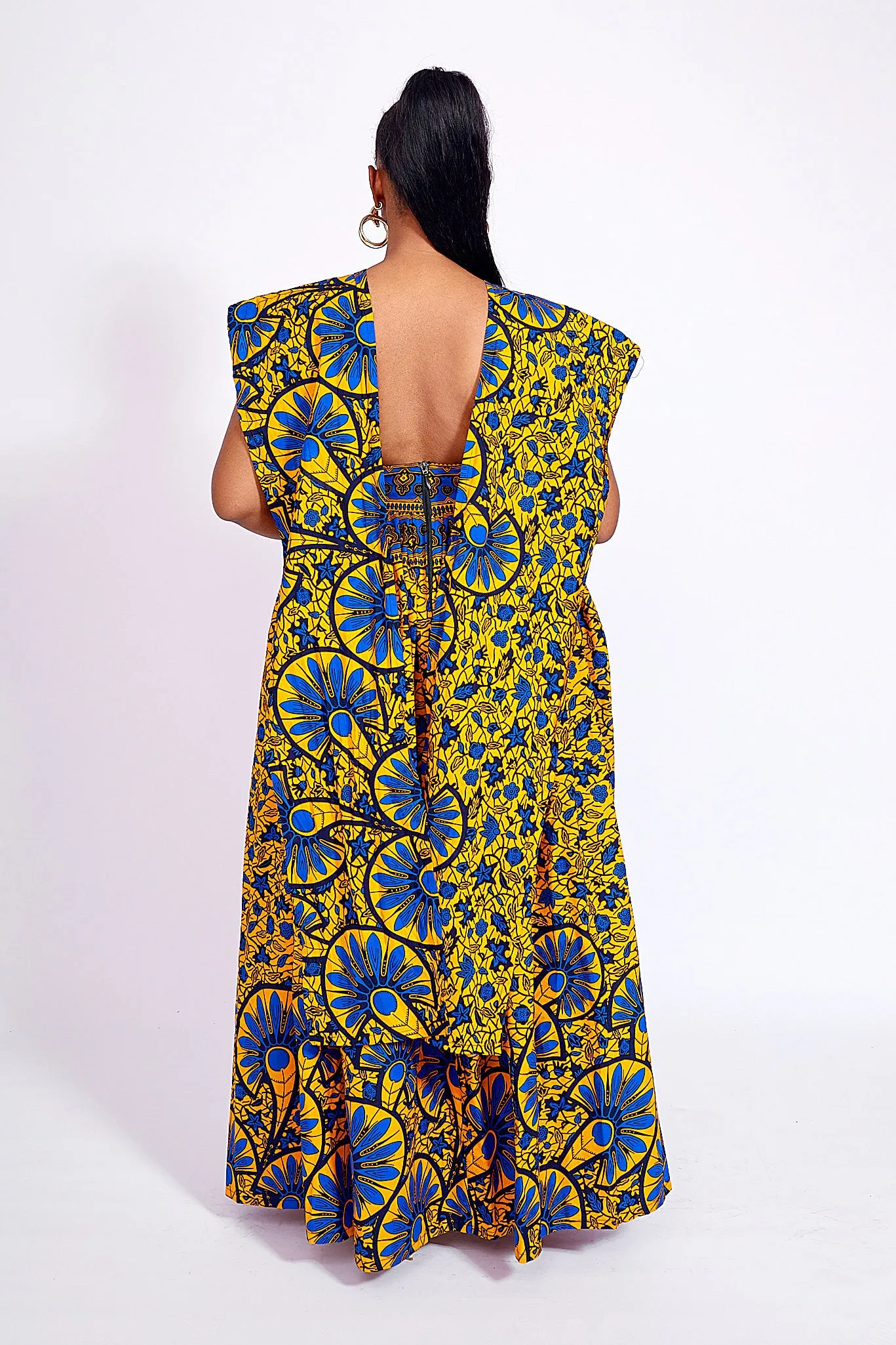 TADLA AFRICAN PRINT INFINITY DRESS