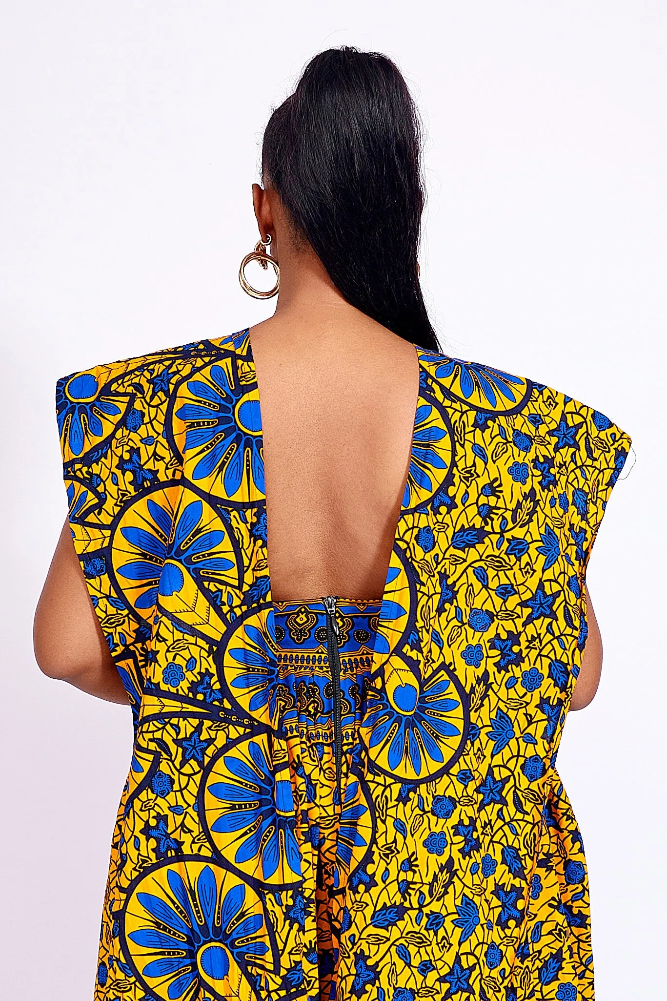 TADLA AFRICAN PRINT INFINITY DRESS