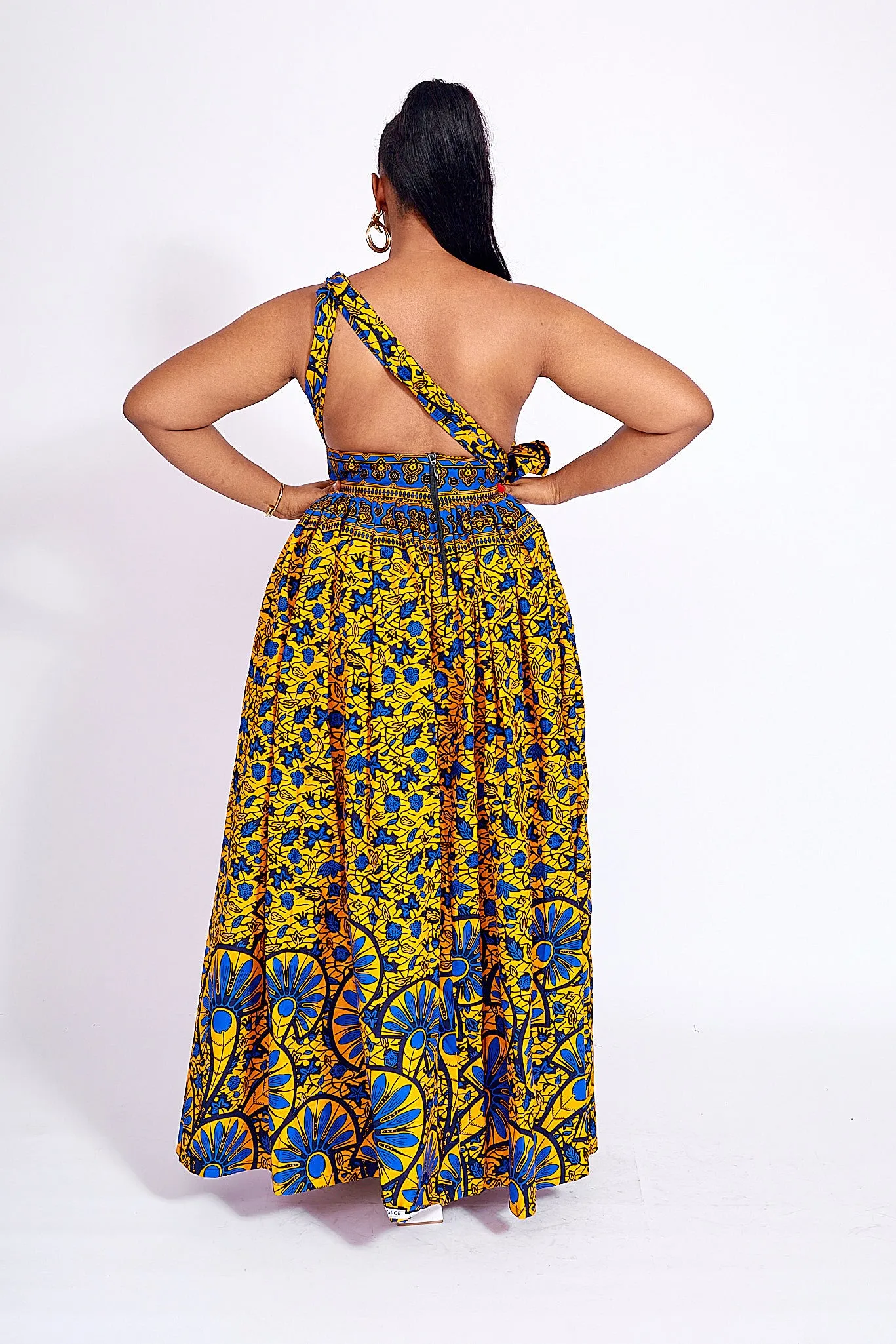 TADLA AFRICAN PRINT INFINITY DRESS