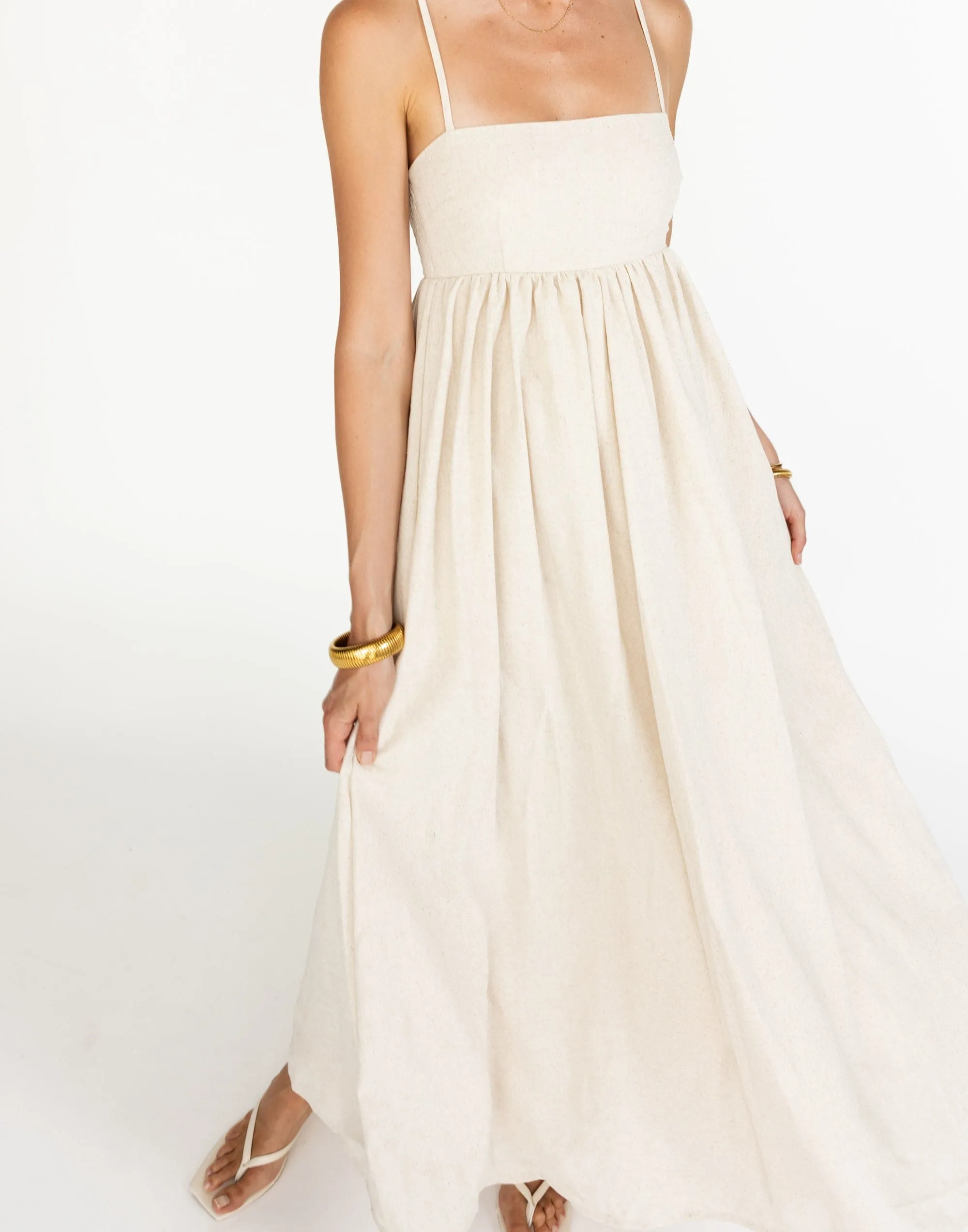 Tarsha Maxi Dress (Oat)