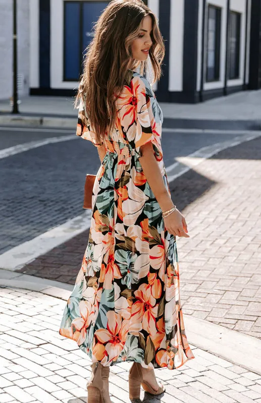 The Blossom Floral Midi Dress