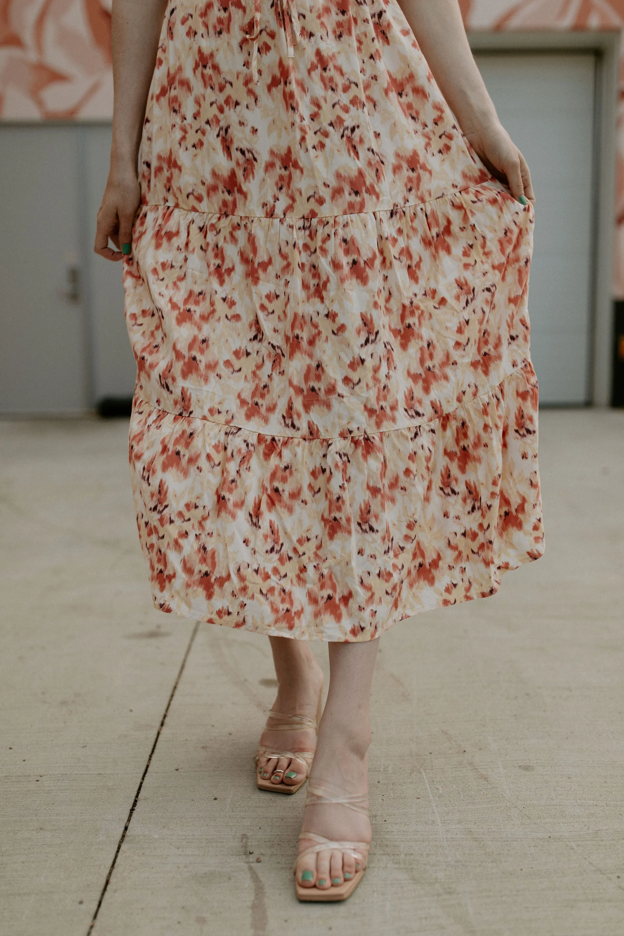 The Joella Frill Dress - Floral Mix