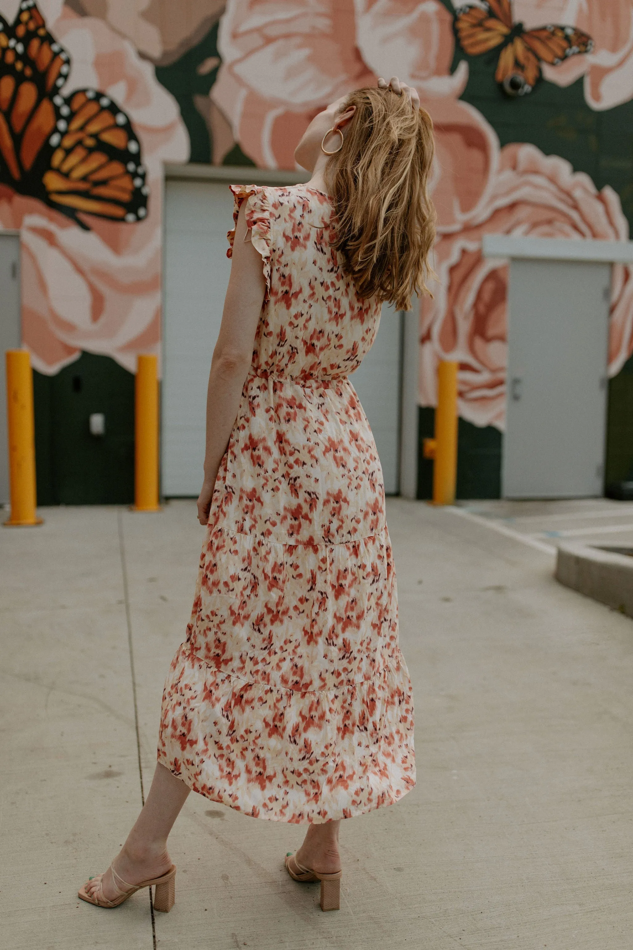 The Joella Frill Dress - Floral Mix