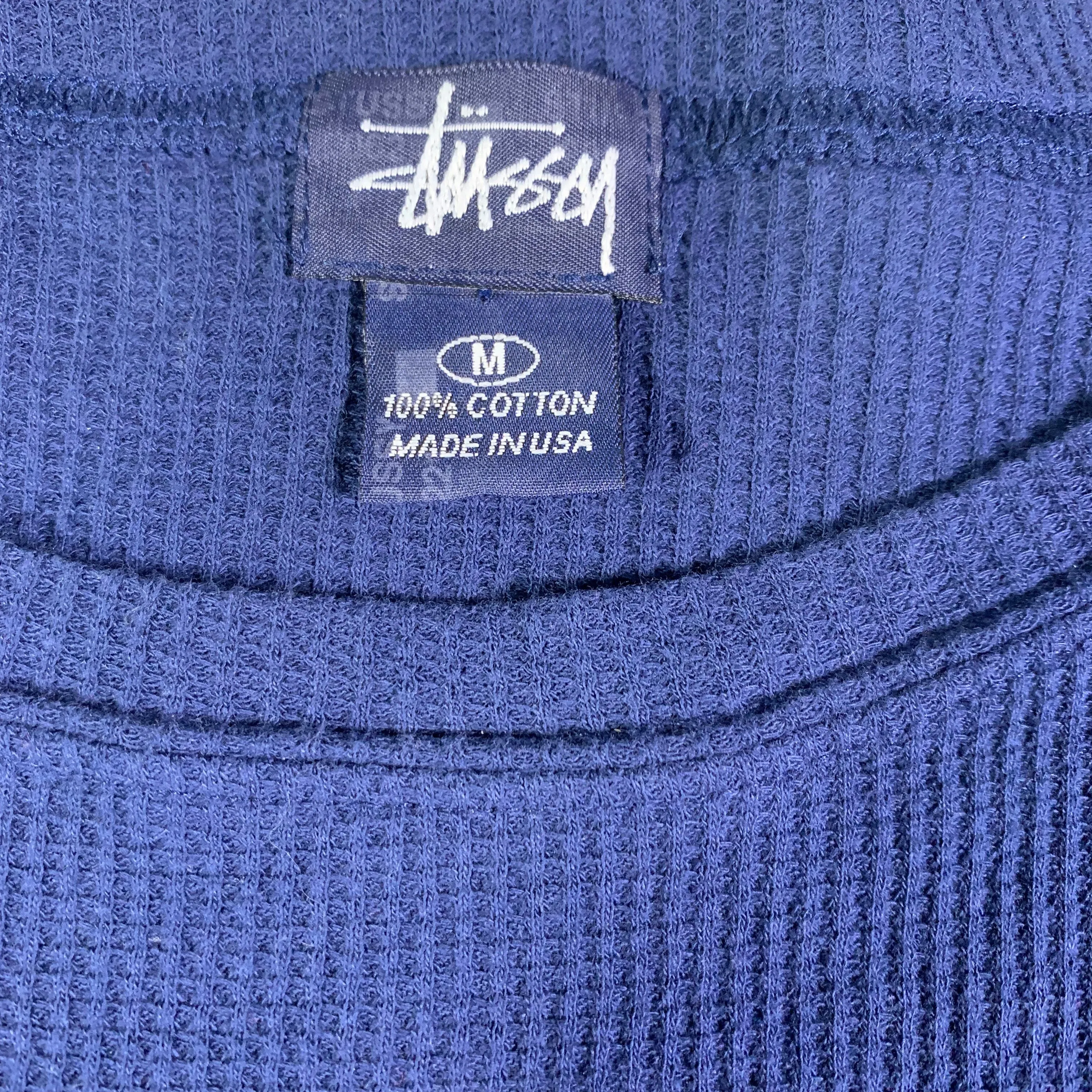 Vintage Stüssy "Stussy International" Long Sleeve Thermal