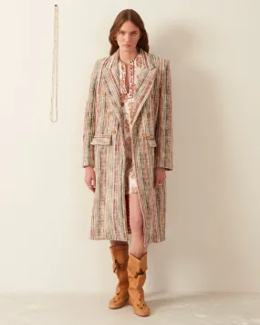 Wade Rainbow Bouclé Coat