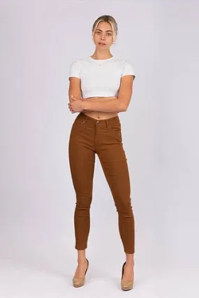 Wakee Denim Stretch Jegging Jean Skinny - Tan 60109