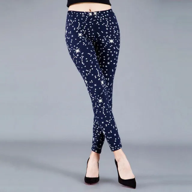 Women's leggings with a unique stretch design.