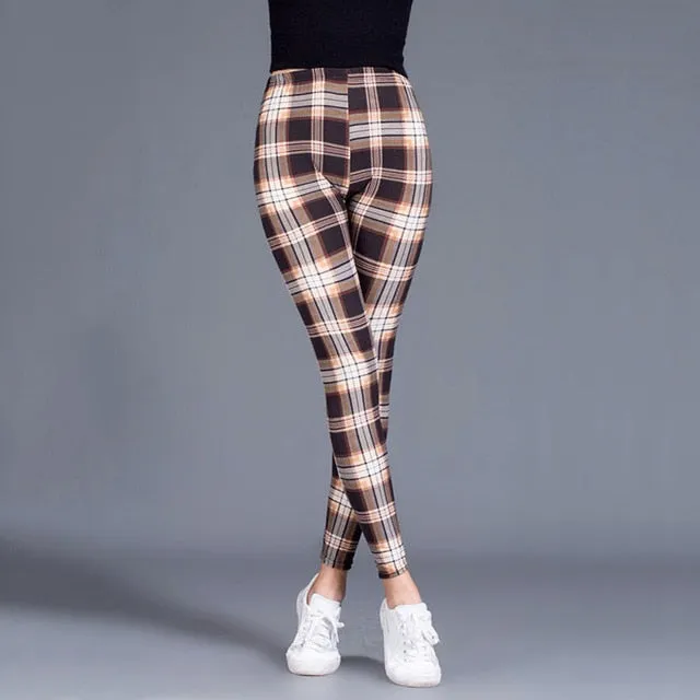 Women's leggings with a unique stretch design.